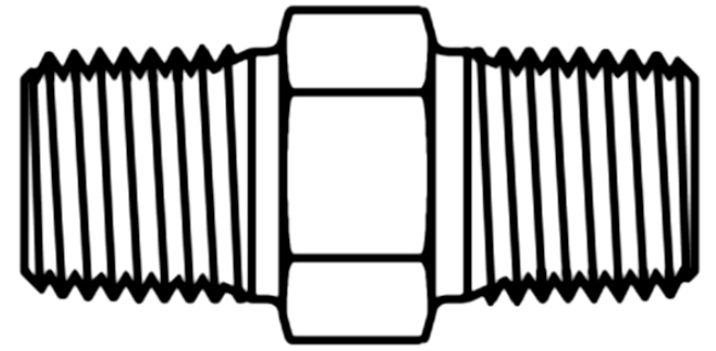 Continental Hydraulic NPM08-NPMHN04 ADAPTER STEEL