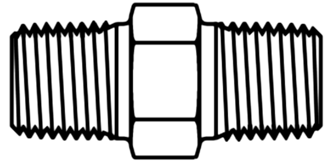 Continental Hydraulic (510) NPM16-NPMHN16 ADAPTER STEEL
