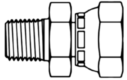 Continental Hydraulic (510) NPM16-NSFX16 ADAPTER STEEL