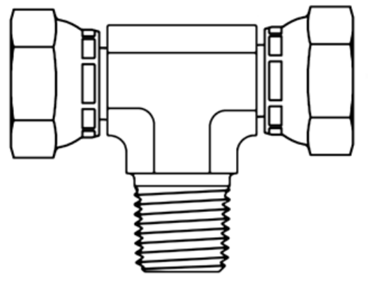 Continental Hydraulic (510) NSFX08NSFX08NPM08 ADAPTER STEEL
