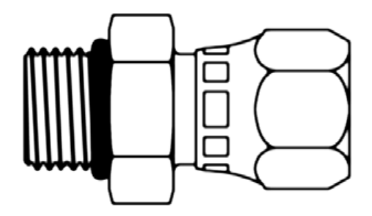 Continental Hydraulic OBM06-JCFX06 ADAPTER STEEL