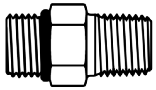 Continental Hydraulic (510) OBM08-NPM04 ADAPTER STEEL OBM08-NPM04