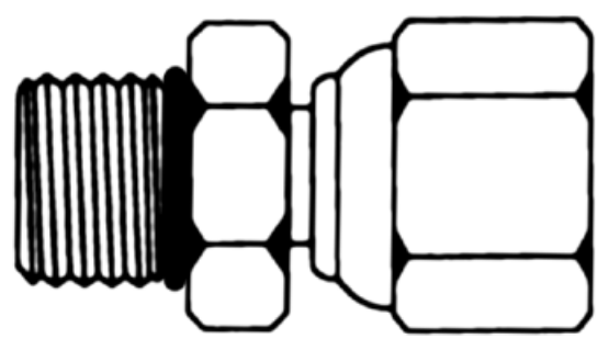 Continental Hydraulic OBM10-NSFX08 ADAPTER STEEL