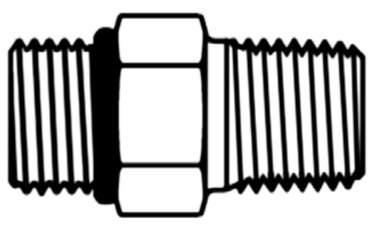 Continental Hydraulic OBM16-NPM16 ADAPTER STEEL OBM16-NPM16