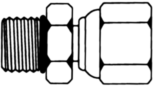 Continental Hydraulic (510) OBM16-NSFX12 ADAPTER STEEL
