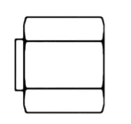 Continental Hydraulic (510) OFC08 ADAPTER STEEL OFC08