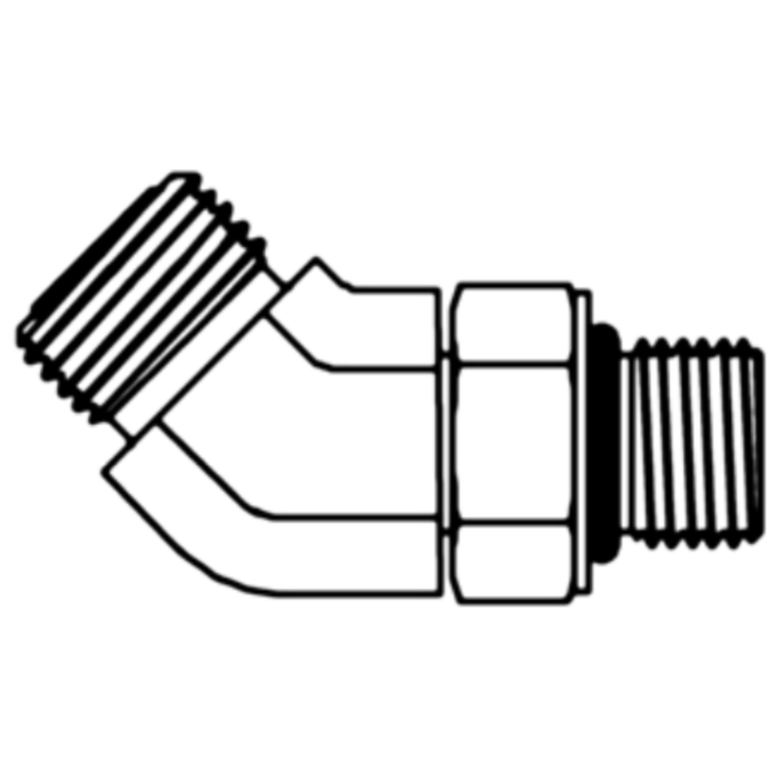 Continental Hydraulic OFM04-OBM04-45 ADAPTER STEEL