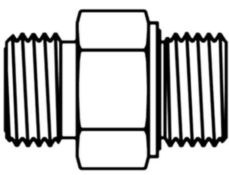Continental Hydraulic OFM08-BPM06 ADAPTER STEEL OFM08-BPM06