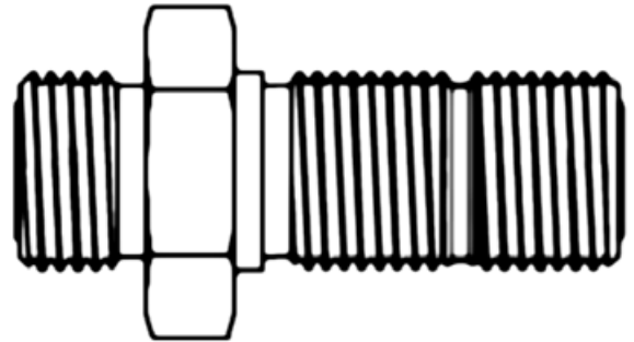 Continental Hydraulic (510) OFM08-OFMB08 ADAPTER STEEL
