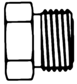 Continental Hydraulic (510) OFP04 ADAPTER STEEL OFP04