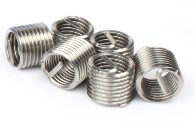 H. Paulin (680) P106-320 Papco M20-2.5 x 30mm Metric Perma Thread Inserts, 6Pcs