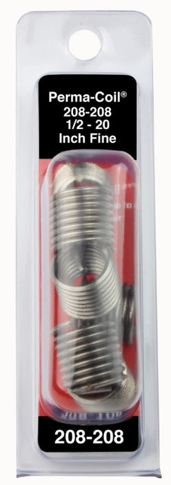 H. Paulin (680) P208-208 Papco 1/2"-20 x 0.750" Perma Thread Inserts UNF 6Pcs