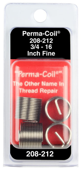 H. Paulin (680) P208-212 Papco 3/4"-16 x 1.125" Perma Thread Inserts UNF 4Pcs