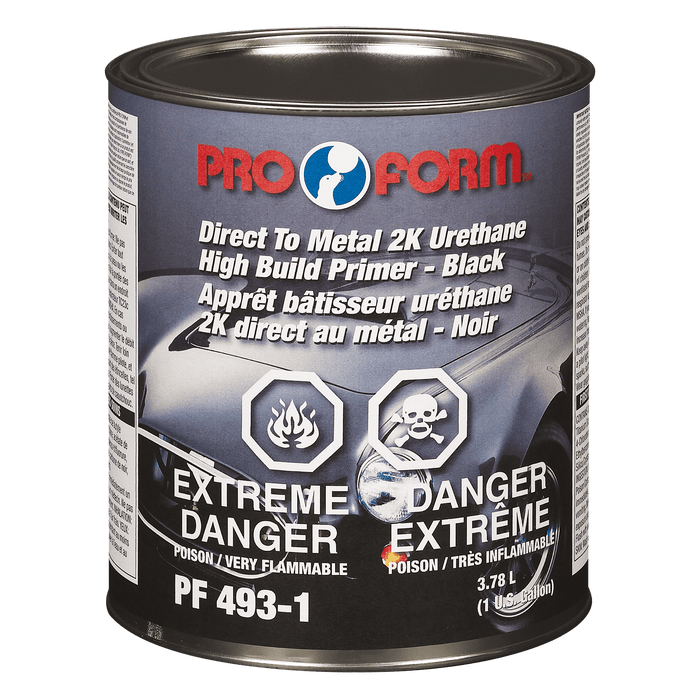 Pro Form (325) PF493-1 Direct To Metal 2K Urethane High Build Primer (BLACK), 3.78 Litres (U.S. Gallon)