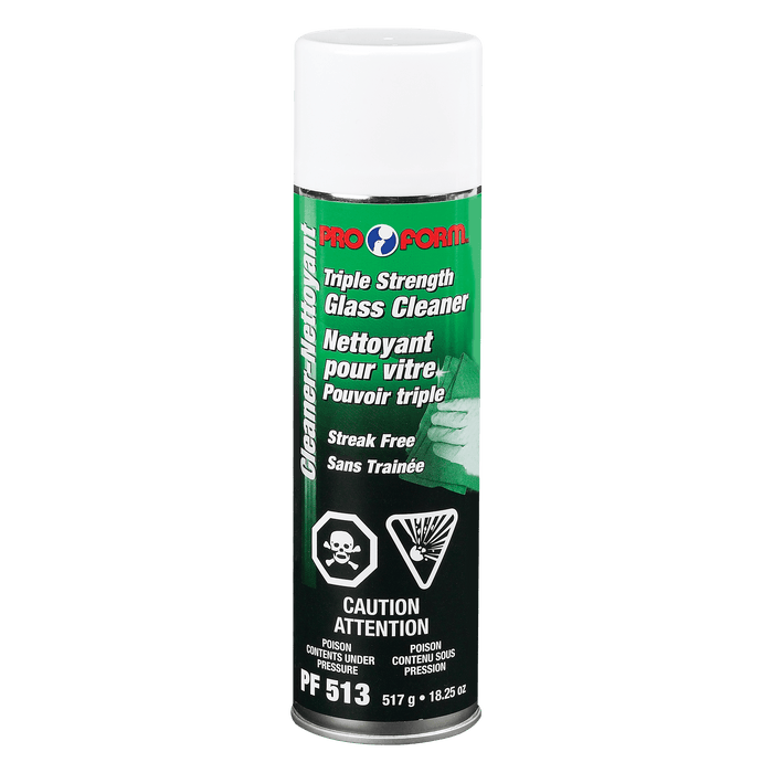 Pro Form (325) PF513 Triple Strength Glass Cleaner, 517 g (18.25 oz) Aerosol