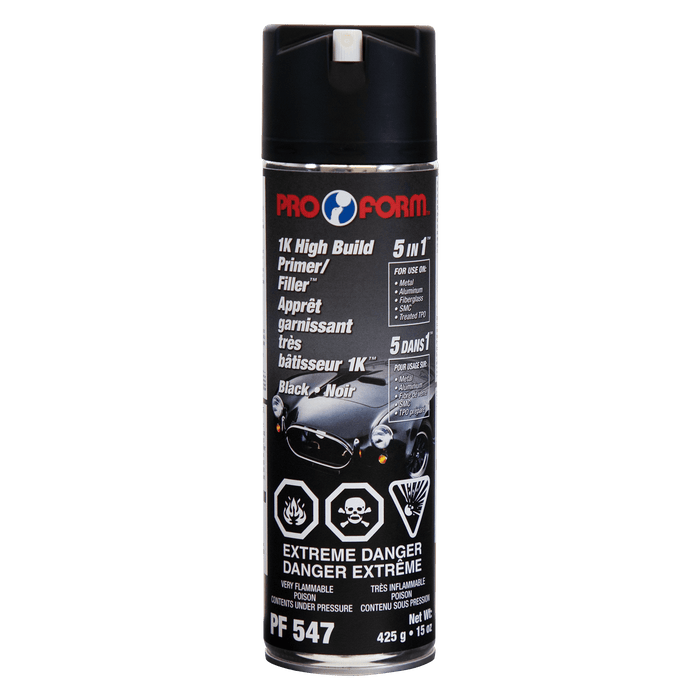 Pro Form (325) PF547 1K High Build Primer / Filler™ 5 IN 1™ (BLACK), 425 g (15 oz) Aerosol
