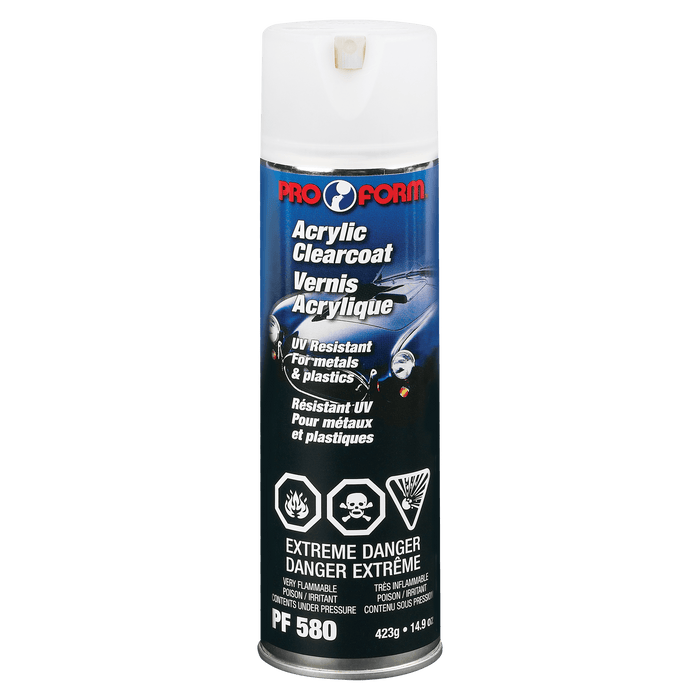 Pro Form PF580 1K Acrylic Clearcoat, 423 g (14.9 oz) Aerosol