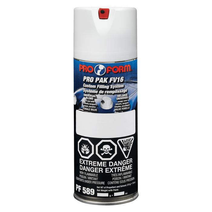 Pro Form (325) PF589 Pro Pak FV16 Custom Filling System - Universal Blend, 215 g (7.6 oz) Aerosol