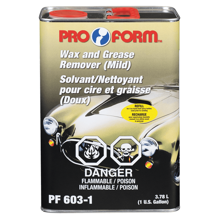 Pro Form (325) PF603-1 Wax and Grease Remover (Mild) (Refill for hand-held spray bottles), 3.78 Litres (U.S. Gallon)