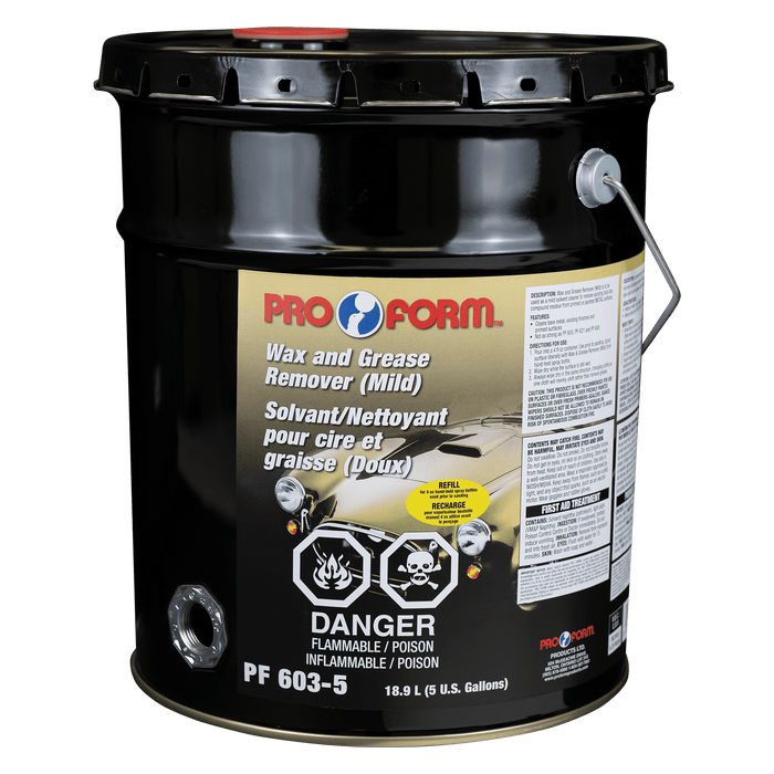 Pro Form (325) PF603-5 Wax and Grease Remover (Mild)(Refill for hand-held spray bottles), 18.9 Litres (5 U.S. Gallons)