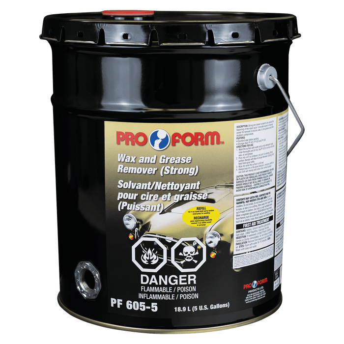 Pro Form (325) PF605-5 Wax and Grease Remover (Strong)(Refill for hand-held spray bottles), 18.9 Litres (5 U.S. Gallons)