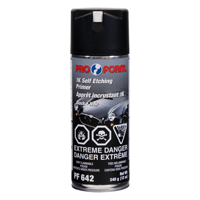 Pro Form (325) PF642 1K Self Etching Primer (BLACK), 340 g (12 oz) Aerosol