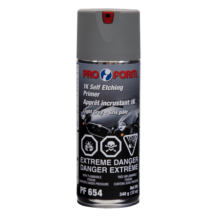 Pro Form (325) PF654 1K Self Etching Primer (GRAY), 340 g (12 oz) Aerosol