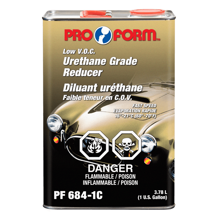 Pro Form (325) PF684-1C Urethane Grade Reducer (FAST) LOW VOC, 3.78 Litres (U.S. Gallon)