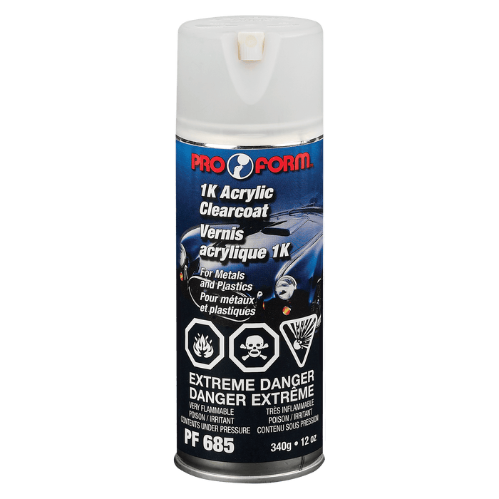 Pro Form PF685 1K Acrylic Clearcoat, 340 g (12 oz) Aerosol
