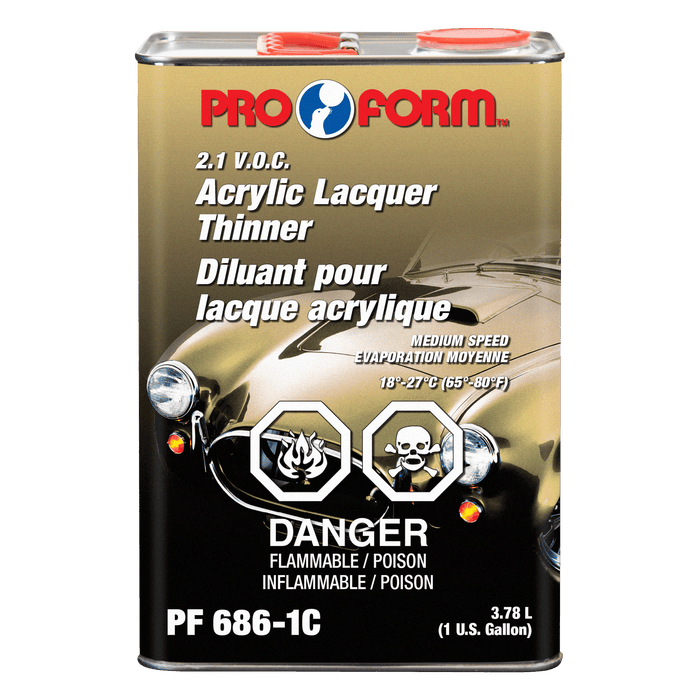 Pro Form (325) PF686-1C Acrylic Lacquer Thinner, 3.78 Litres (U.S. Gallon)