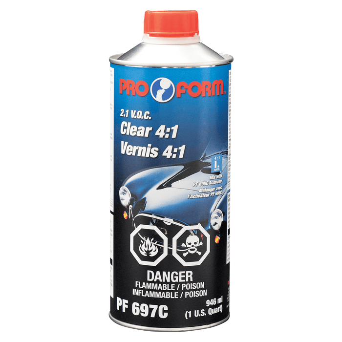 Pro Form PF697C Clearcoat 4:1, 946 ml (U.S. Quart)