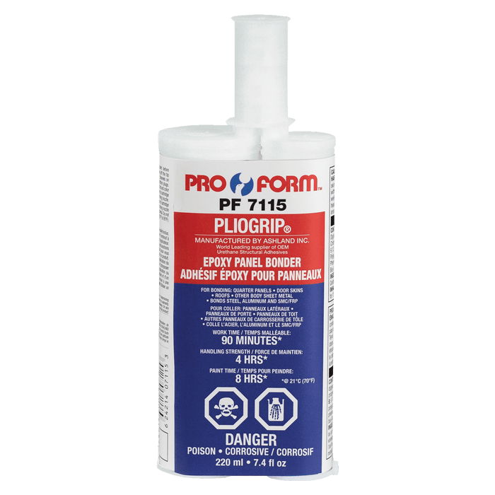 Pro Form (325) PF7115 Pliogrip® Epoxy Panel Bonder (90 MIN OPEN TIME), 220 ml (7.4 fl oz) Double Cartridge