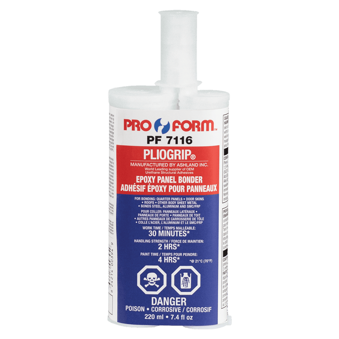 Pro Form (325) PF7116 Pliogrip® Epoxy Panel Bonder (30 MIN OPEN TIME), 220 ml (7.4 fl oz) Double Cartridge