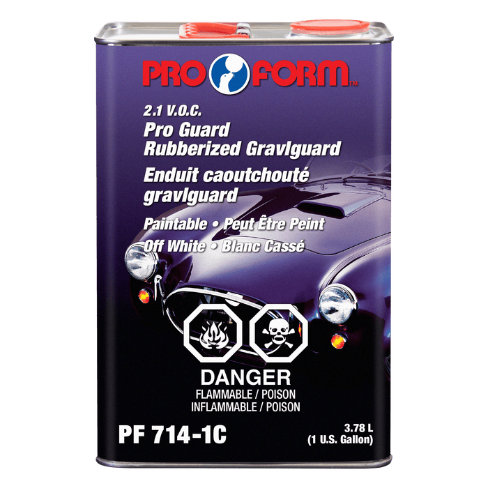 Pro Form PF714-1C Pro Guard Rubberized Gravlguard (OFF WHITE), 3.78 Litres (U.S. Gallon)