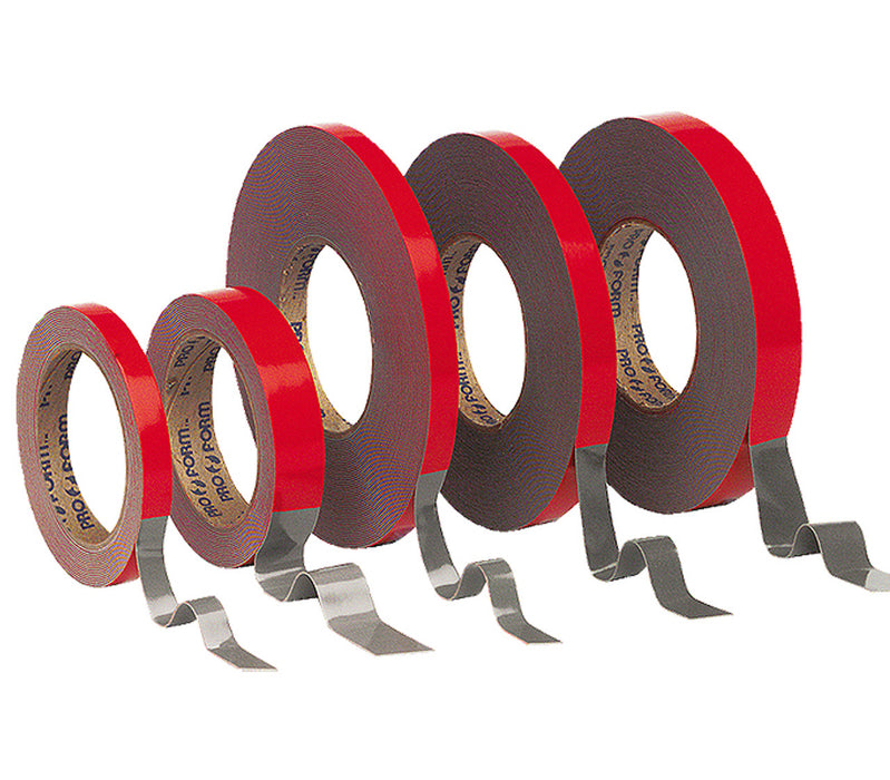 Pro Form PF957 Premium Double Sided Acrylic Foam Tape (GRAY), 12mm x 18m (1/2" x 60') 1.1mm (.045")