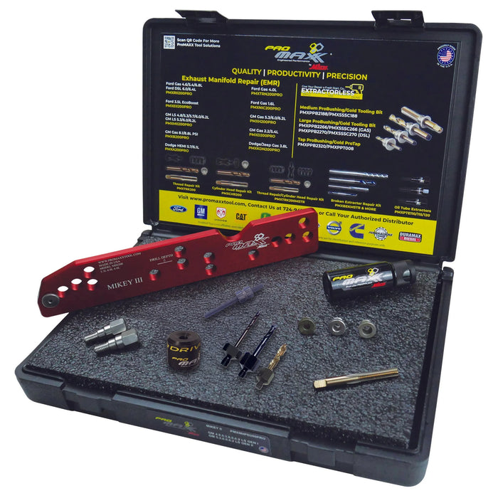 Milton (625) PMXMIIIPD200PROP Exhaust Manifold Repair Kit – Broken Bolt, GM/GMC LS 4.8L, 5.3L, 6.0L, 6.2L & NEW LT 6.6L - Mikey III