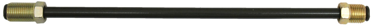 FMSI (450) PVF372 3/16" O.D. Invert Flare Polyvinyl Fluoride (PVF) Hydraulic Line With 3/8" - 24 Tube Nuts (72")