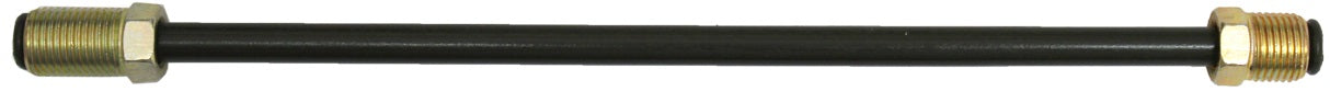 FMSI (450) PVF440 1/4" O.D. Invert Flare Polyvinyl Fluoride (PVF) Hydraulic Line With 7/16" - 24 Tube Nuts (40")