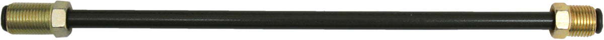 FMSI (450) PVFKB40 3/16" O.D. Bubble Flare Polyvinyl Fluoride (PVF) Hydraulic Line With 3/8" - 24 Tube Nuts (40")