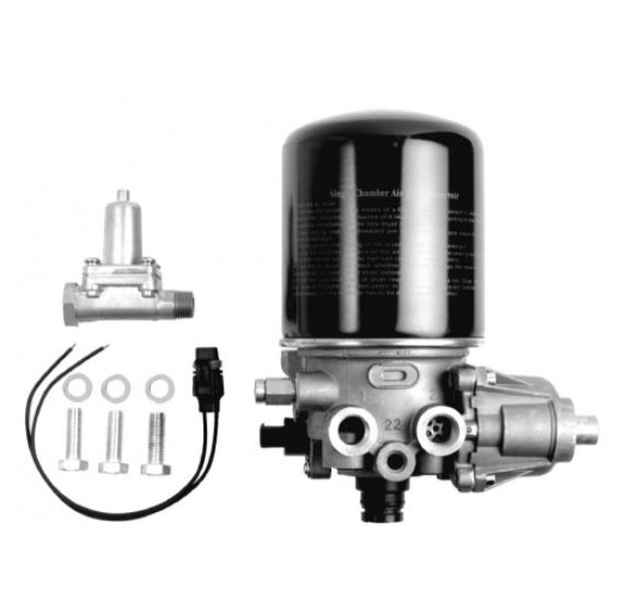 FleetSpec (183) R955205N Wabco style DRYER, 12 Volt, New