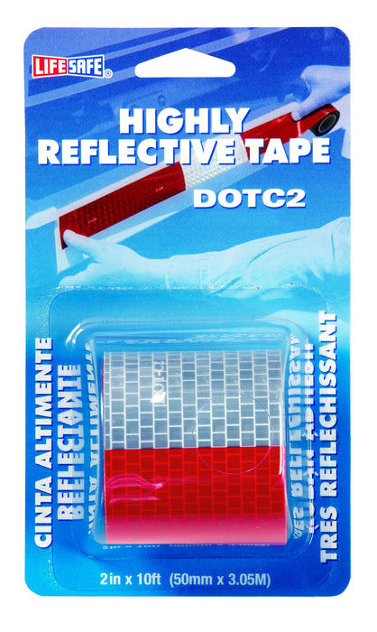 Incom Manufacturing Inc RE2110 RED/SILVER 2IN X 10FT