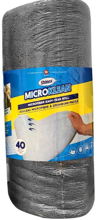 Wipeco RMFGY-12200/40R GREY MICRO FIBER ROLLS