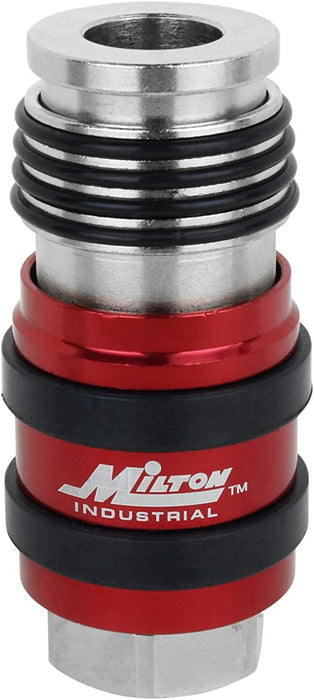 Milton S-1758 Milton 3/8" Safety Exhaust Coupler, 3/8" Fnpt