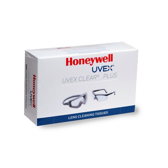 North Safety (399) S475 UVEX CLEAR PLUS TISSUES 400 CT POP-UP