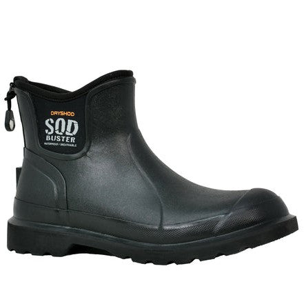 Dryshod (960) SDB-MA-BK-M9 Dryshod Men's Sod Buster Ankle Black - M9 - Warm Weather Ankle Boot