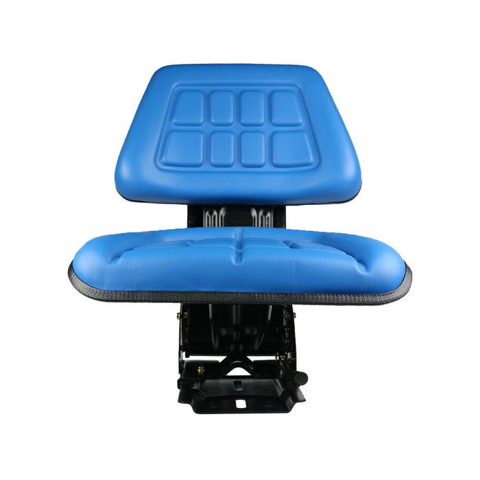 Braber Equipment (373) SEA-ECO2100BLUBE Blue Agricultural Universal Suspension Seat No Armrest, Retail Box