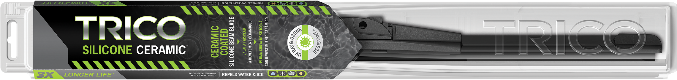 Trico (823) 90-190 Silicone Ceramic™ Beam Blade, 19"