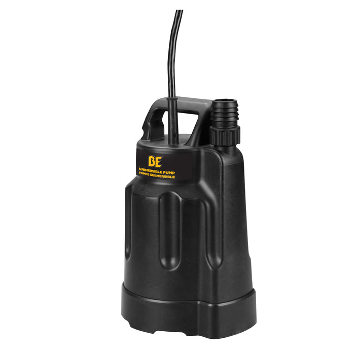 Braber Equipment SP-500TD 1/4 HP Submersible Water Pump 26' cord 120 volt 3/4" port total lift 26' 1508 GPH