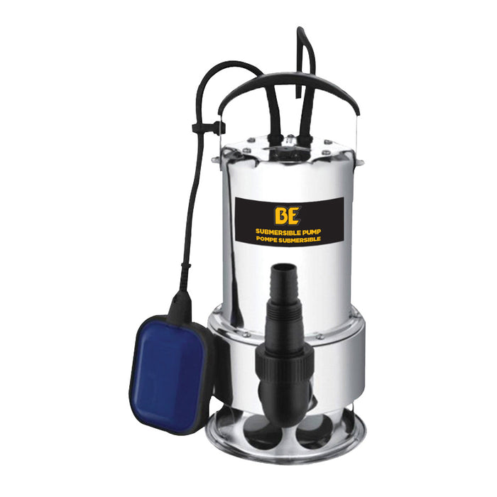 Braber Equipment (373) ST-900SD 7/8 HP Submersible Trash Pump/Water Pump 26' Cord,120 volt , Stainless, 3410 GPH