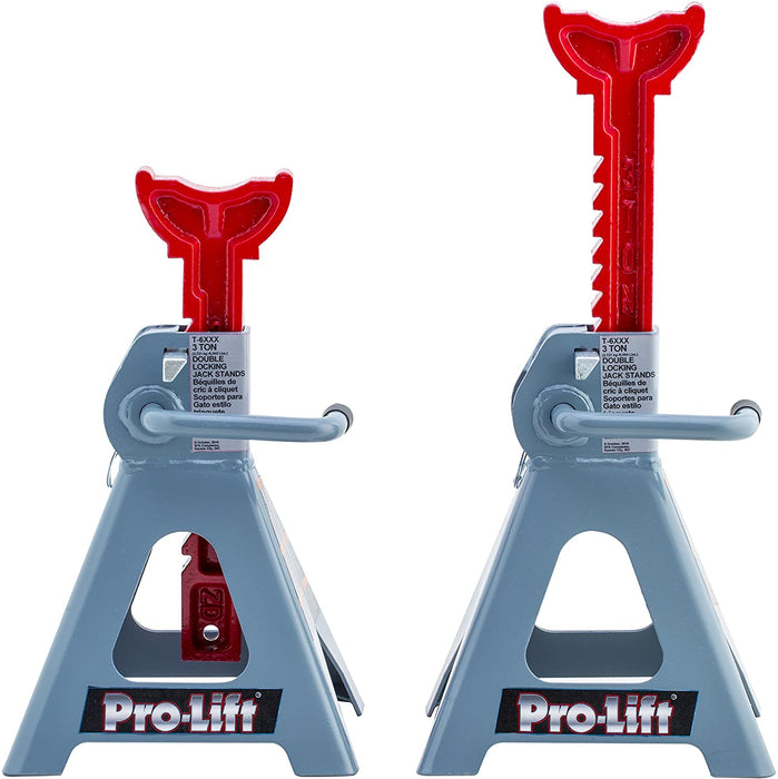 Omega T-6903D Pro-Lift T-6903D - 3 Ton Stamped Jack Stand (Set of 2)